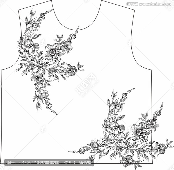 矢量花卉,花卉背景,移門