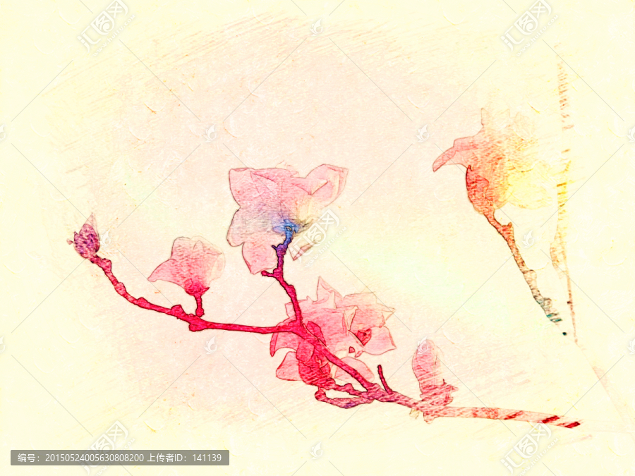 玉蘭花油畫