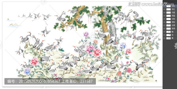 百鶴圖