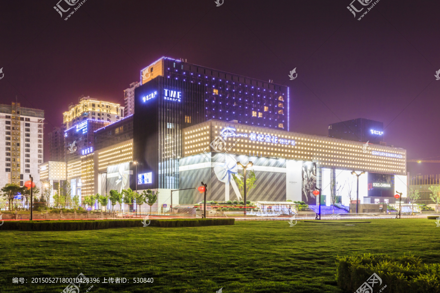 西安珠江时代广场夜景