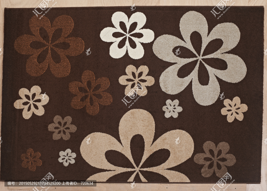 花朵地毯