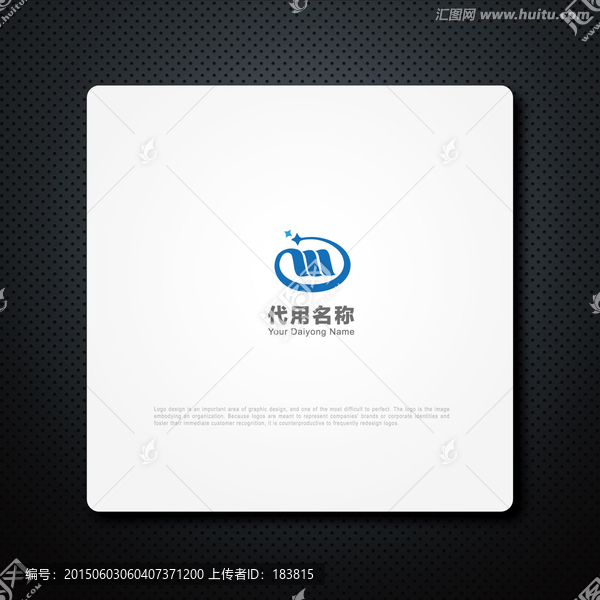 字母m形logo