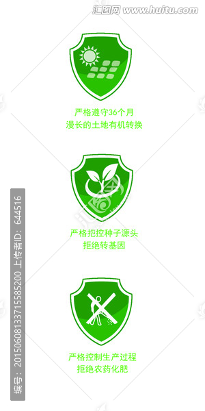 有機(jī)生產(chǎn)種植標(biāo)準(zhǔn)圖標(biāo)