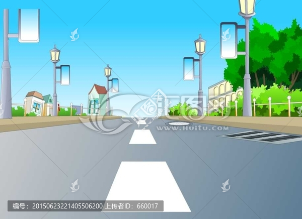 flash動畫場景日景公路