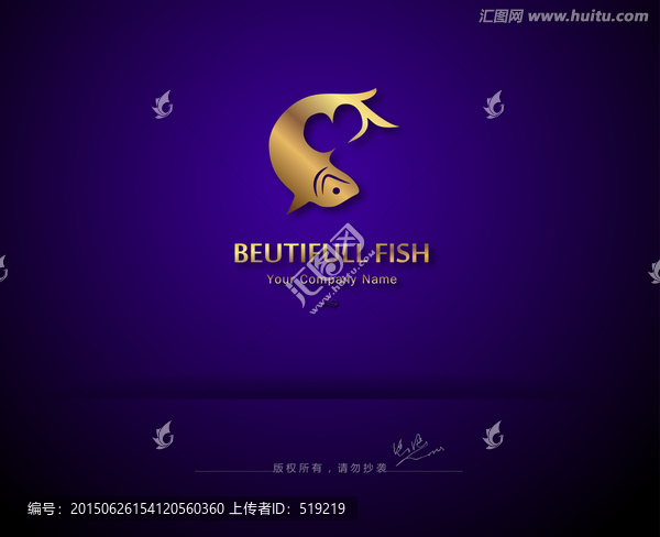 創(chuàng)意logo,鯉魚躍龍門