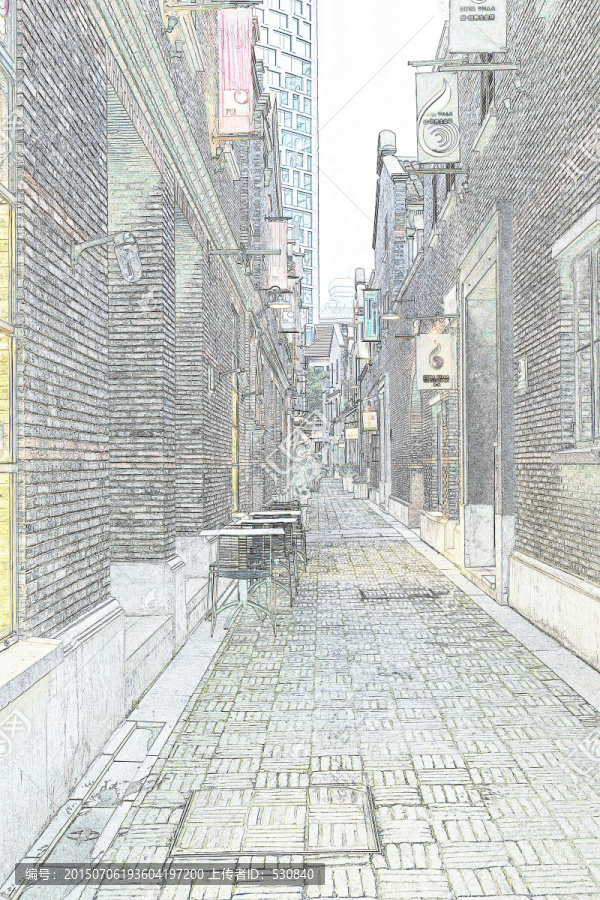 上海老建筑線描（未分層）