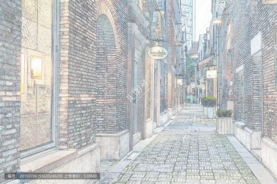 上海老建筑線描（未分層）