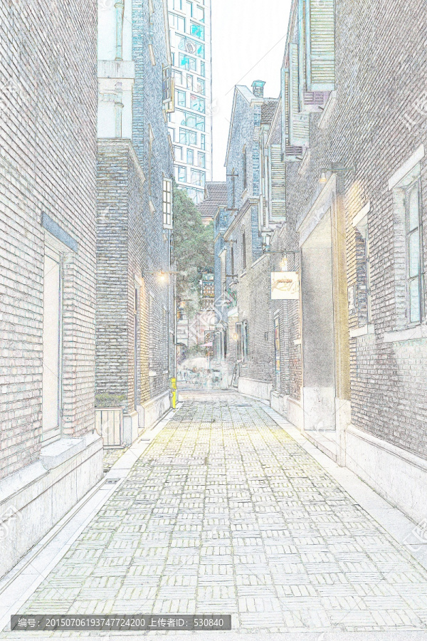 上海老建筑線描（未分層）
