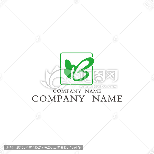美容院女性柔軟字母logo設(shè)計(jì)