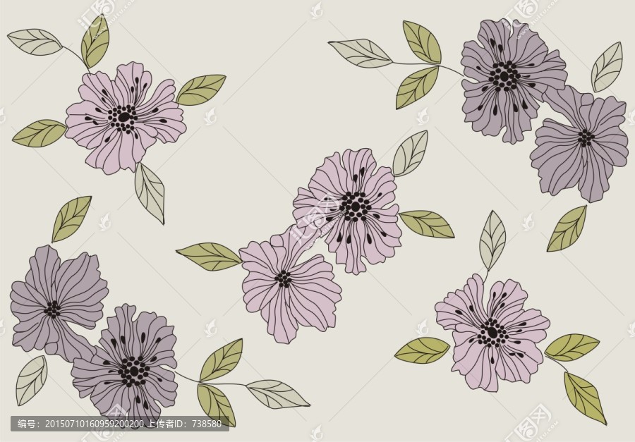 抽象花