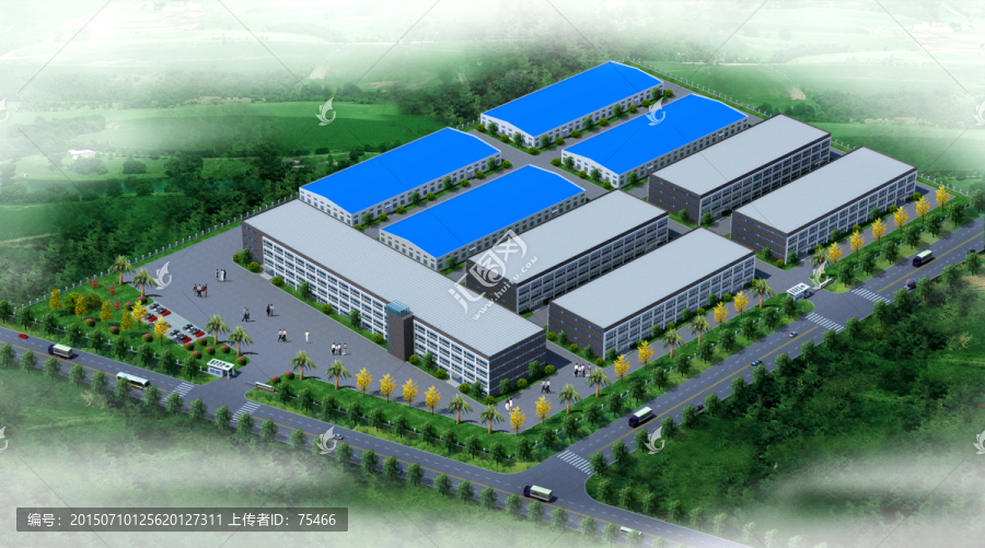 工廠鳥瞰圖