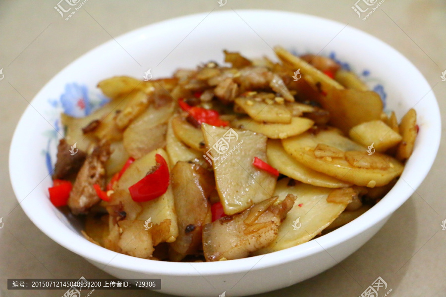 家常小炒土豆片