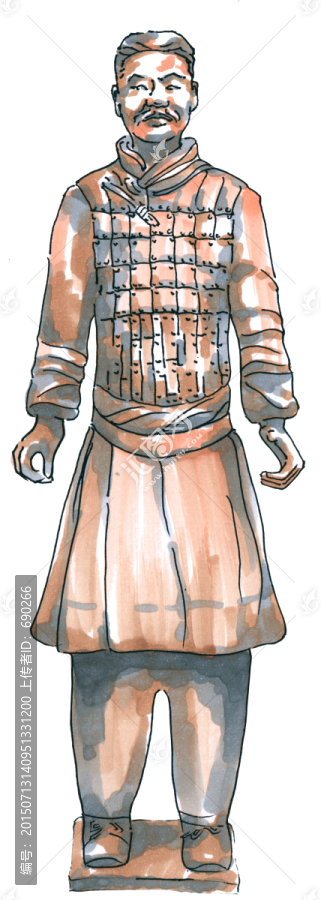 兵馬俑,武士俑