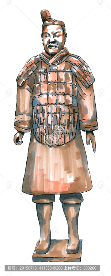 兵馬俑,鎧甲武士俑