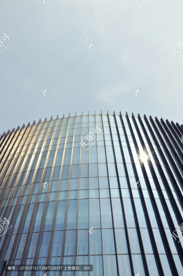 玻璃幕墙,圆形建筑