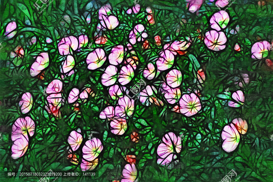 花卉油畫