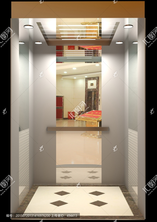 電梯轎廂效果圖