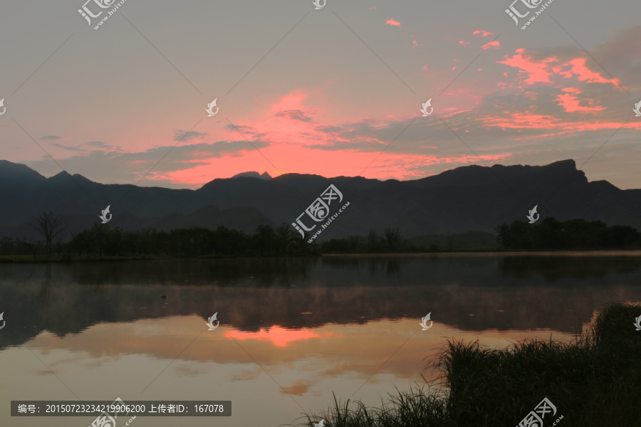 日出日落,神龙架大九湖