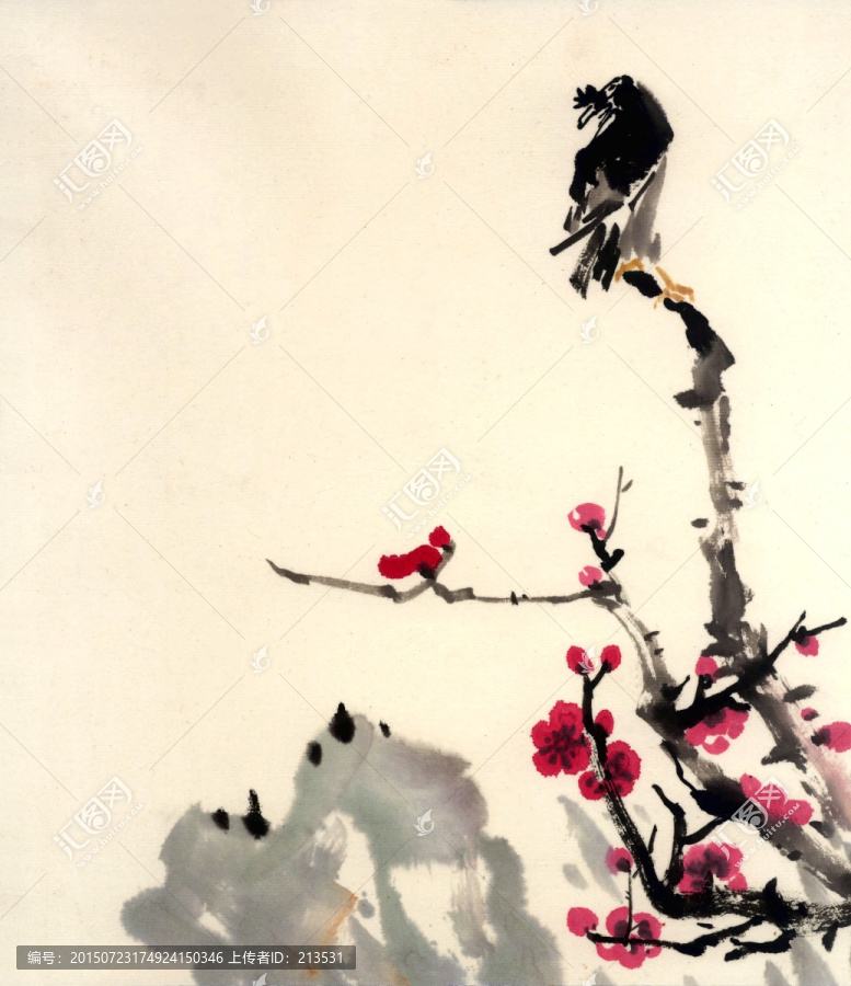 國畫,梅花