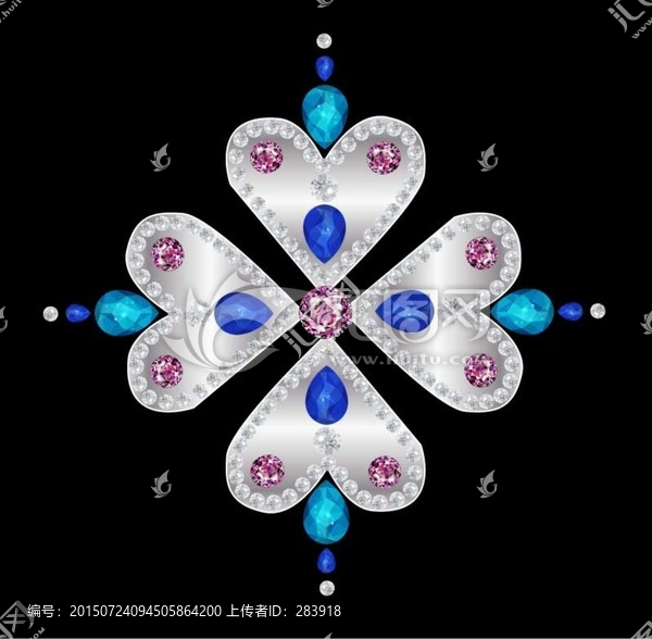 寶石鉑金四葉草