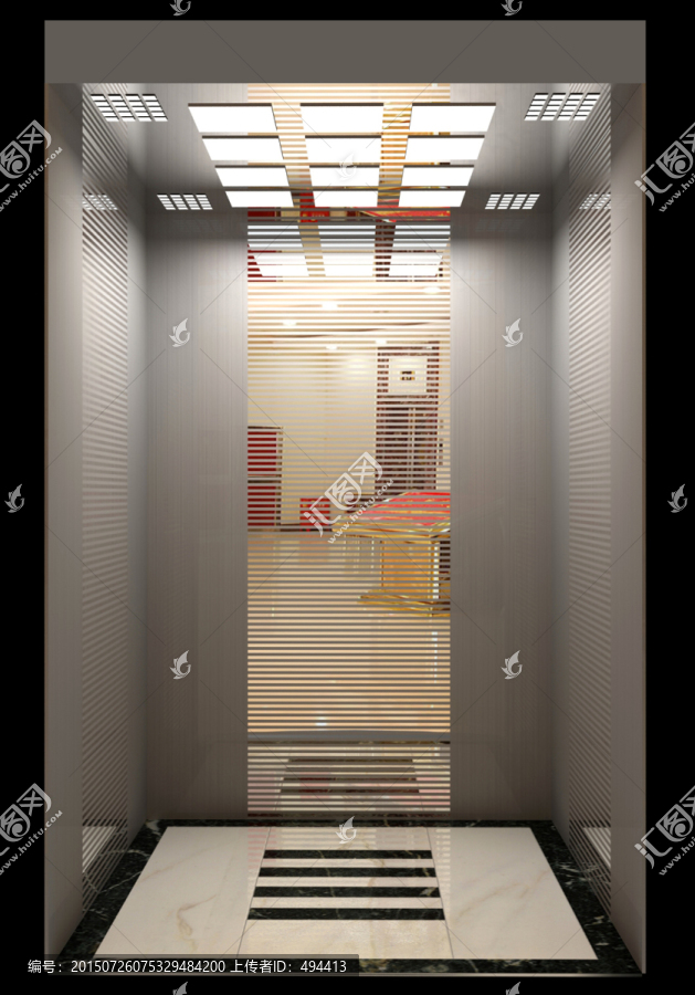 電梯轎廂效果圖