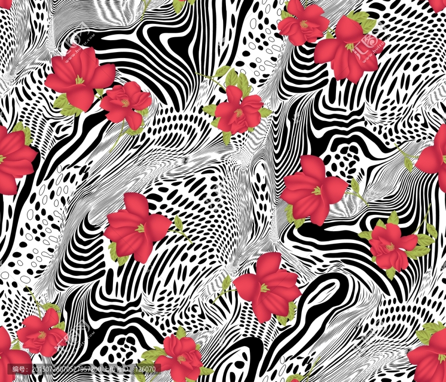 服裝時(shí)裝印花