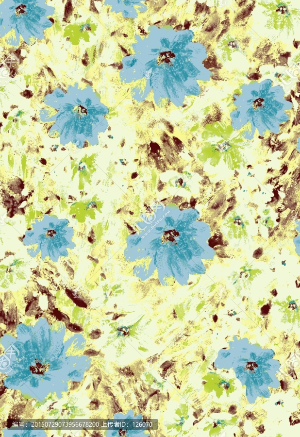 數(shù)碼印花時裝流行花型