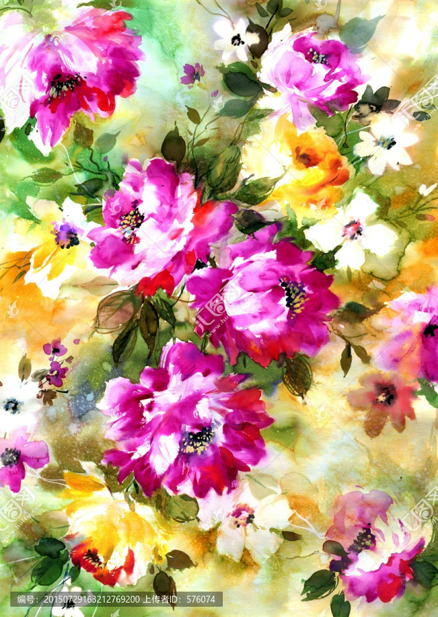 面料花型