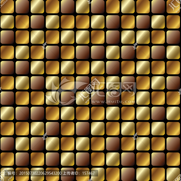 金色馬賽克