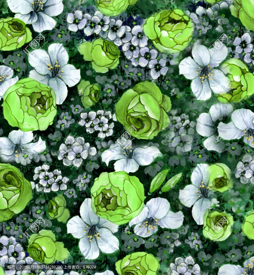 面料花