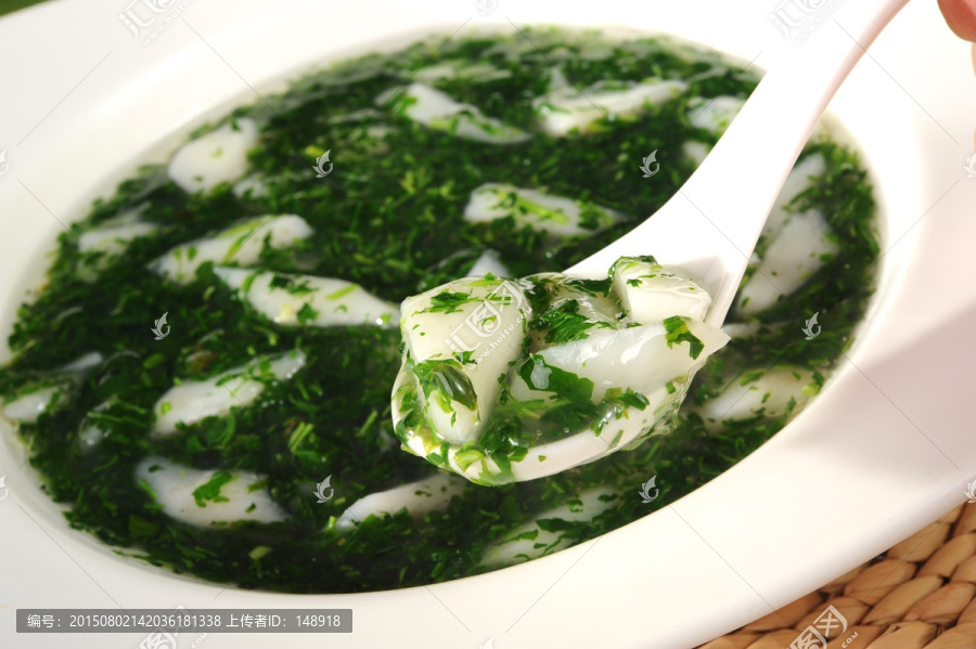 薺菜山藥肉絲湯