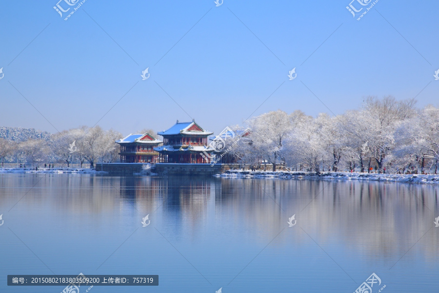 颐和园西堤春雪