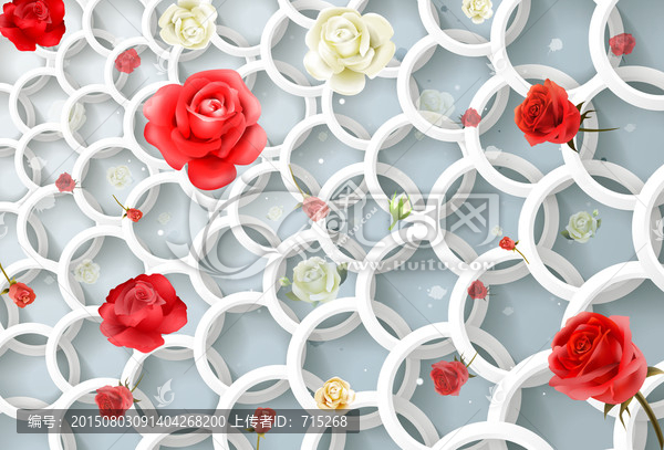 電視背景墻,簡(jiǎn)約立體3D壁畫(huà)
