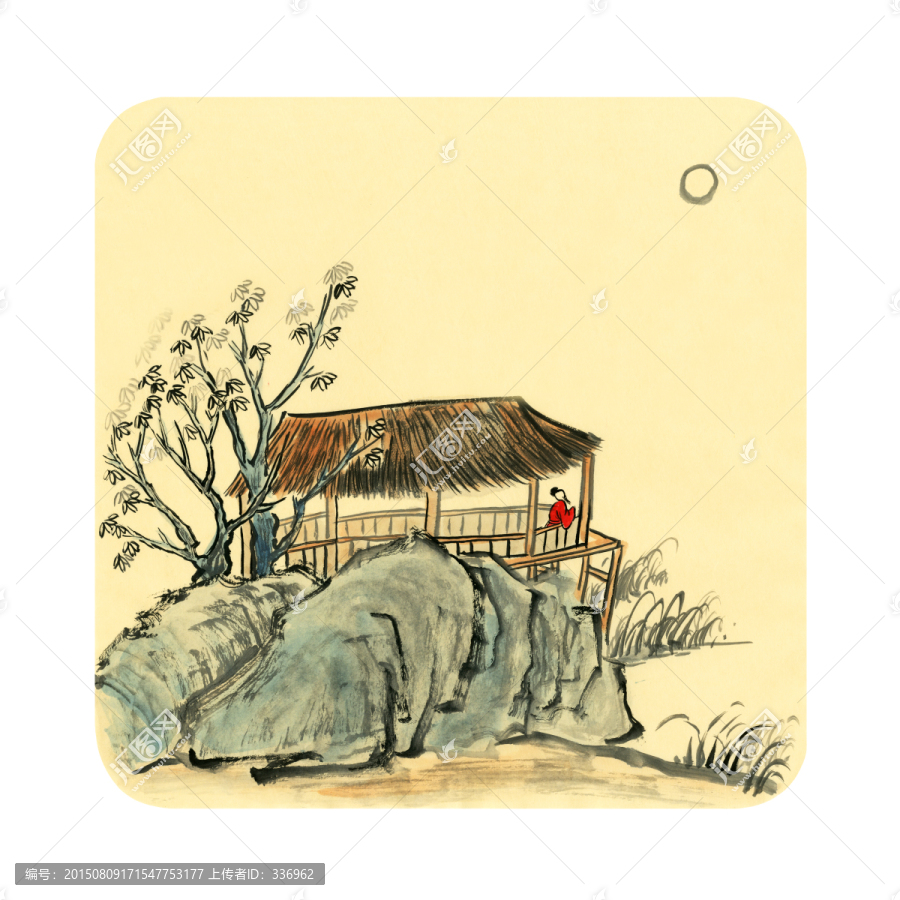 國畫山水,仿古山水畫