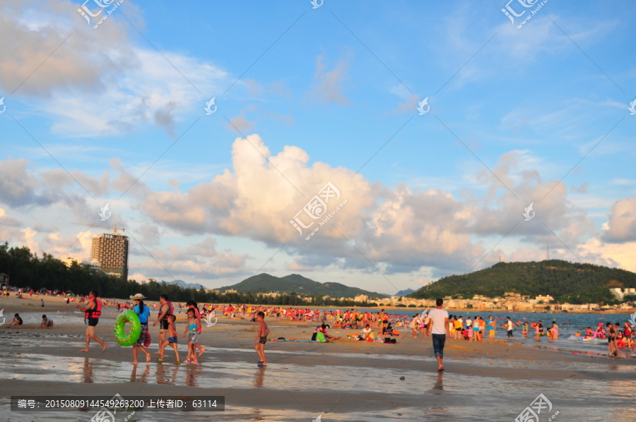 珍珠湾海水浴场,南海海滨,海滨