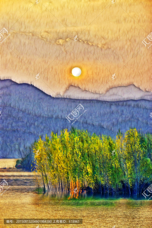 抽象畫,不分層