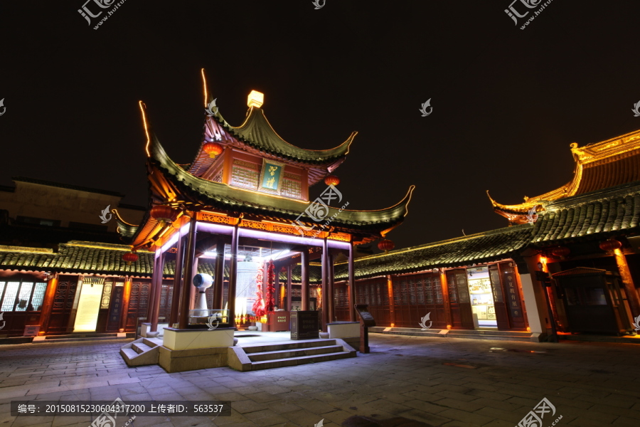 南京夫子庙夜景,文庙,孔庙