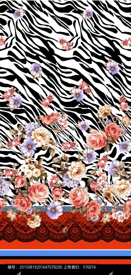 皮紋花朵