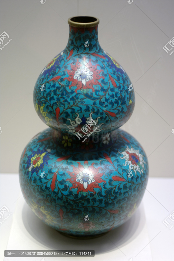 景泰蓝珐琅葫芦瓶