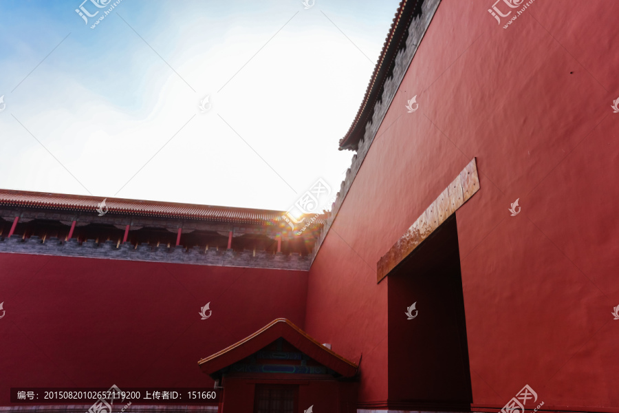北京故宫红墙