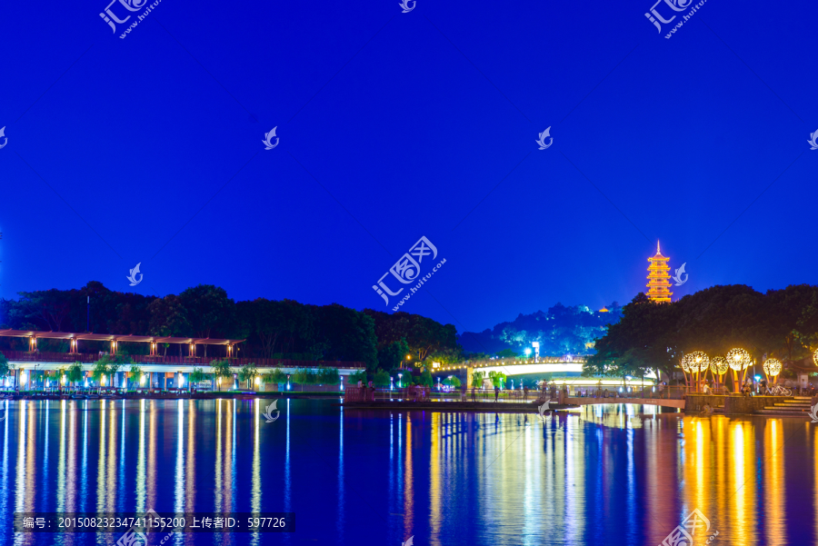 佛山千灯湖夜景