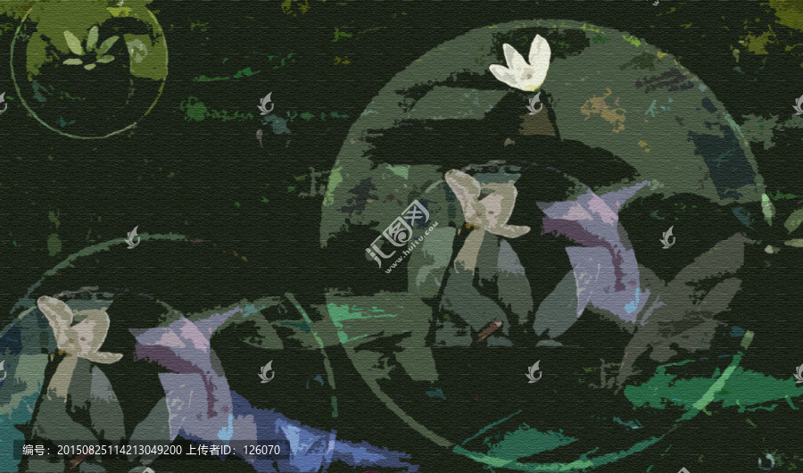 油畫素材