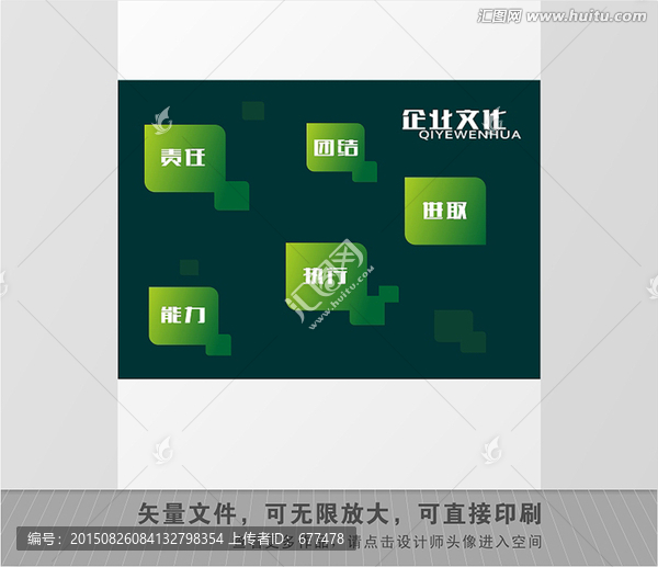 企業(yè)文化墻,公司標語,背景模板