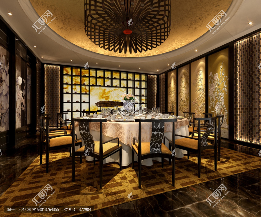 豪華餐廳包廂設計