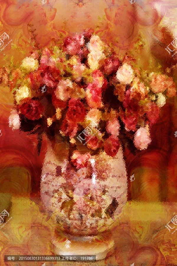 油畫(huà)花卉