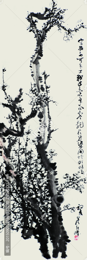 墨梅,中國畫,（未分層）