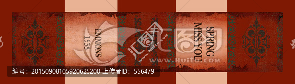 歐美風(fēng)格復(fù)古書盒封面