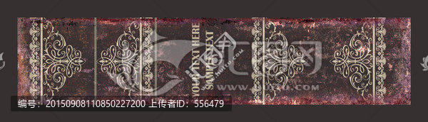 歐美風格復古書盒封面