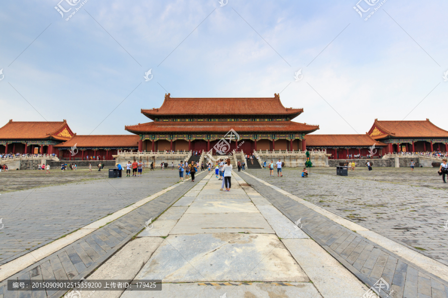 北京故宫太和殿金銮殿广场