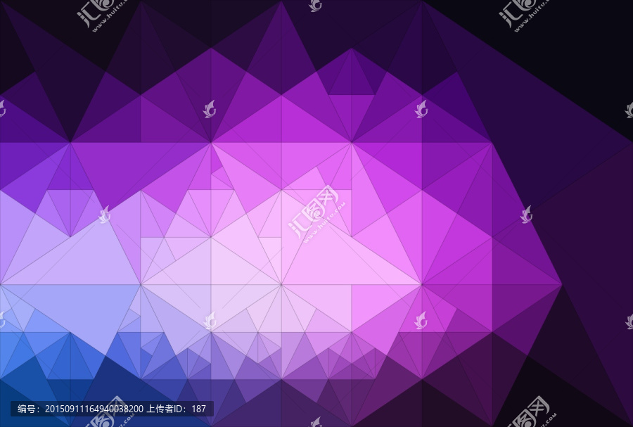 紫色多边形背景素材